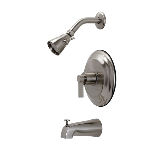 Kingston Brass KB3638NDL Tub and Shower Faucet, Brushed Nickel KB3638NDL - main